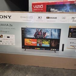 75” Sony smart 4k Bravia 2 tv
