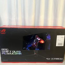 32” Asus Rog Swift OLED PG32UCDMR Gaming PC Monitor HRD Dolby Vision G-Sync 4K 240Hz 