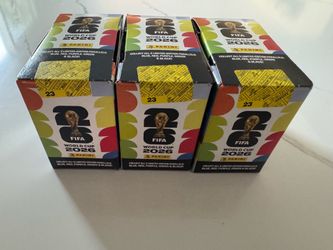 Panini America 2026 FIFA World Cup Sticker Box - 25 Count - $60 Each