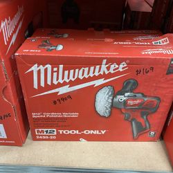 Milwaukee M12 Cordless Variable Speed Polisher 