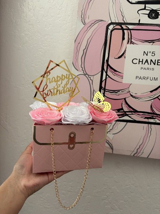 Eternal Roses Purse Arrangement