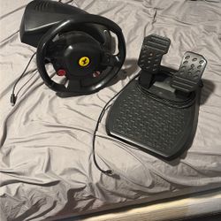 Black Xbox Steering Wheel
