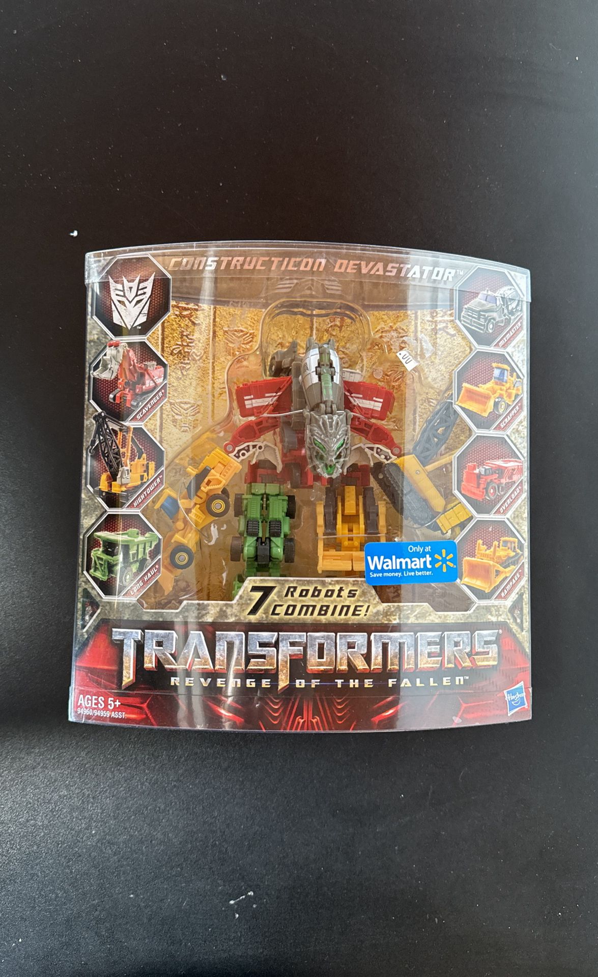 Hasbro 2009 - Transformers Revenge of the Fallen Construction Devastator Set (Rare) Legends Class - Combine all 7 robots to form Constructicon Devas