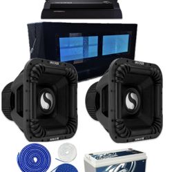 NEW POWERFUL BASS PACKAGE KICKER SOLO X 15” WITH BIG PORTED BOX CUSTOM INSTALLED