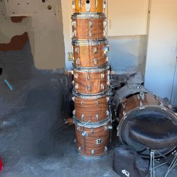 Vintage 70s ROGERS Drum set