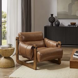 Solid Wood Leisure Lounge Chair