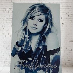 Avril Lavigne Poster On 4x6 Aluminum Print 