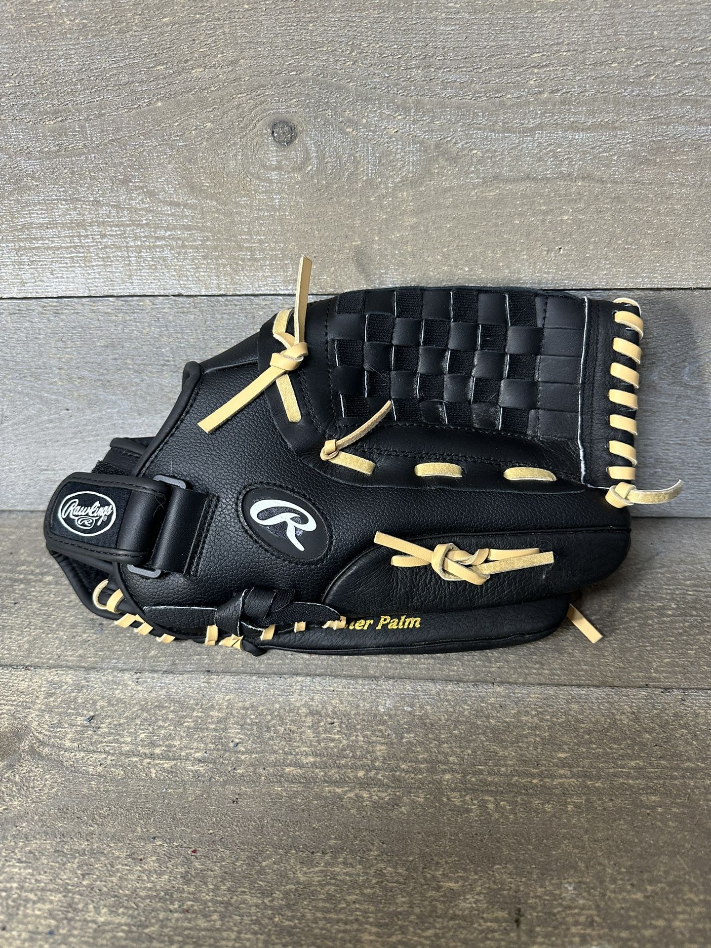Rawlings SS13W 13" RHT RSB Baseball Softball Glove Leather Palm Adult Black