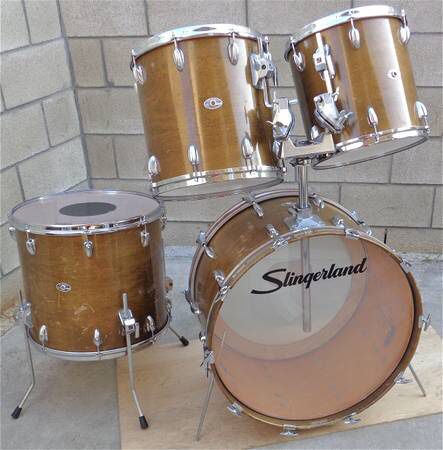 Vintage Slingerland Magnum Drum Set. 13x13" 14x14" 16x18" and 14x24"