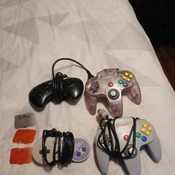 Sega N64 Super Nintendo Controller Lot
