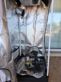 Grow tent and led light