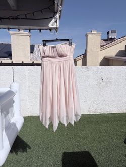 Formal short light pink dress size medium