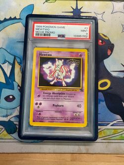 1999 Pokemon Game Mewtwo #3 Movie Promo PSA 9 (620