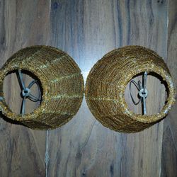 Vintage Mini Beaded Lamp Shades $60 For The Pair