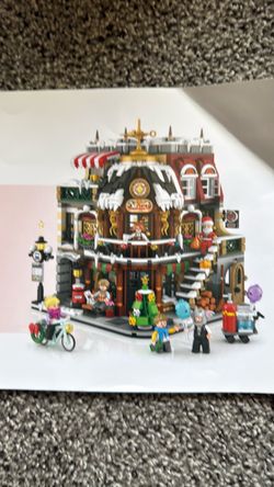 LEGO-Style Christmas Winter Village Building Set