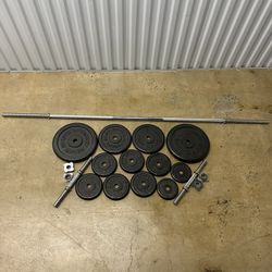 Weight And Bar Set