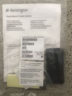 Kensington desk mount cable anchor. New Never Opened 
