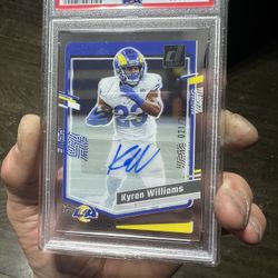 2023 Clearly Donruss Kyren Williams Autograph 021/200 Gem Mt 10