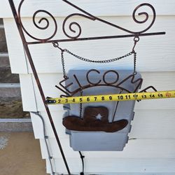Metal Welcome Sign