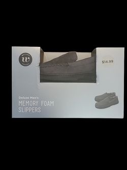 Wayland Square Deluxe Mens Slippers In A Size Small/ Blue