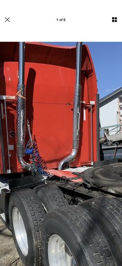 T600 Exhaust twin stacks