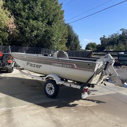 17’ Smokecraft  Aluminum Boat 