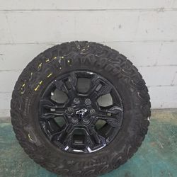 18-inch Chevrolet Silverado ZR2 OEM wheels mounted with Goodyear Wrangler Territory M/T tires