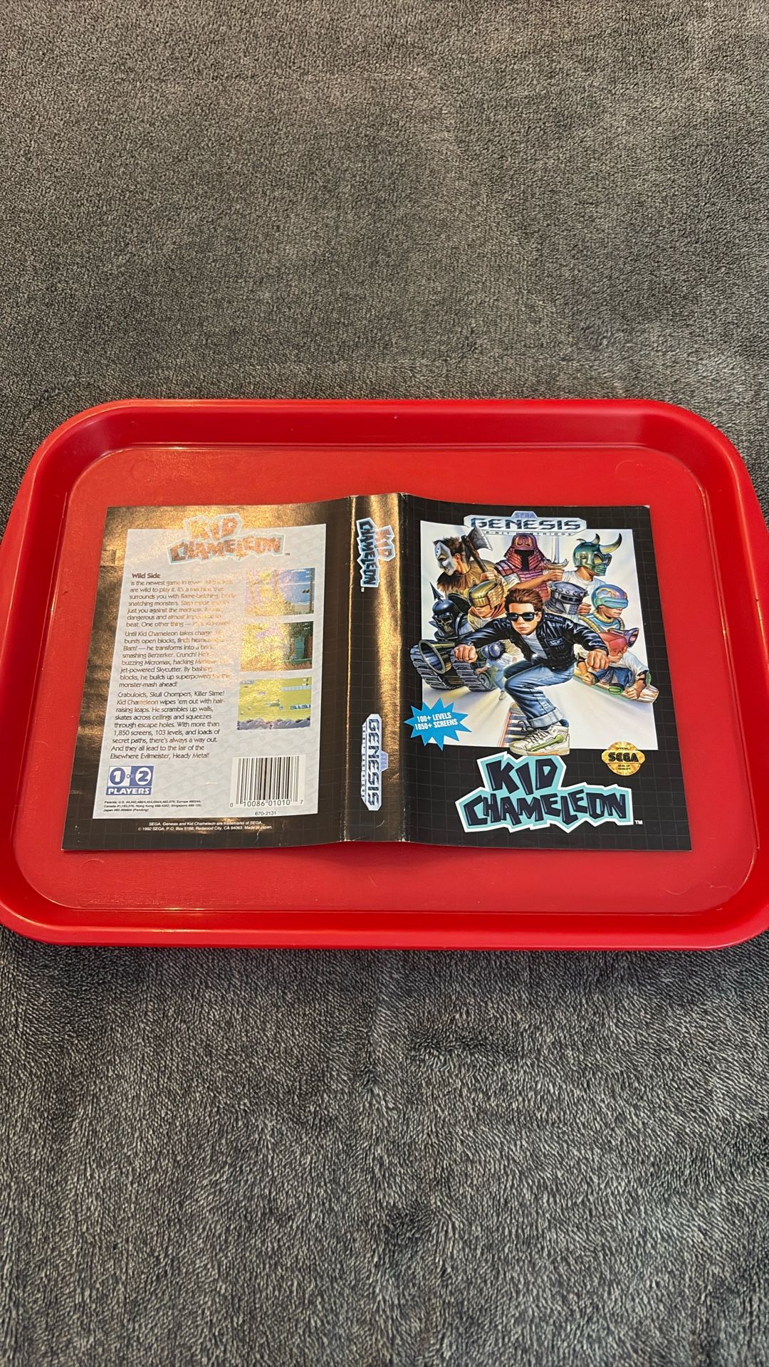 Sega Genesis Kid Chameleon Cover Art