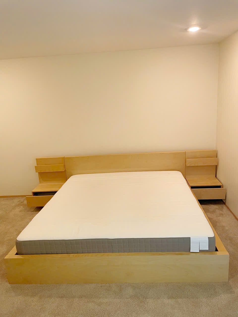 King Bed Frame. Free Mattress.