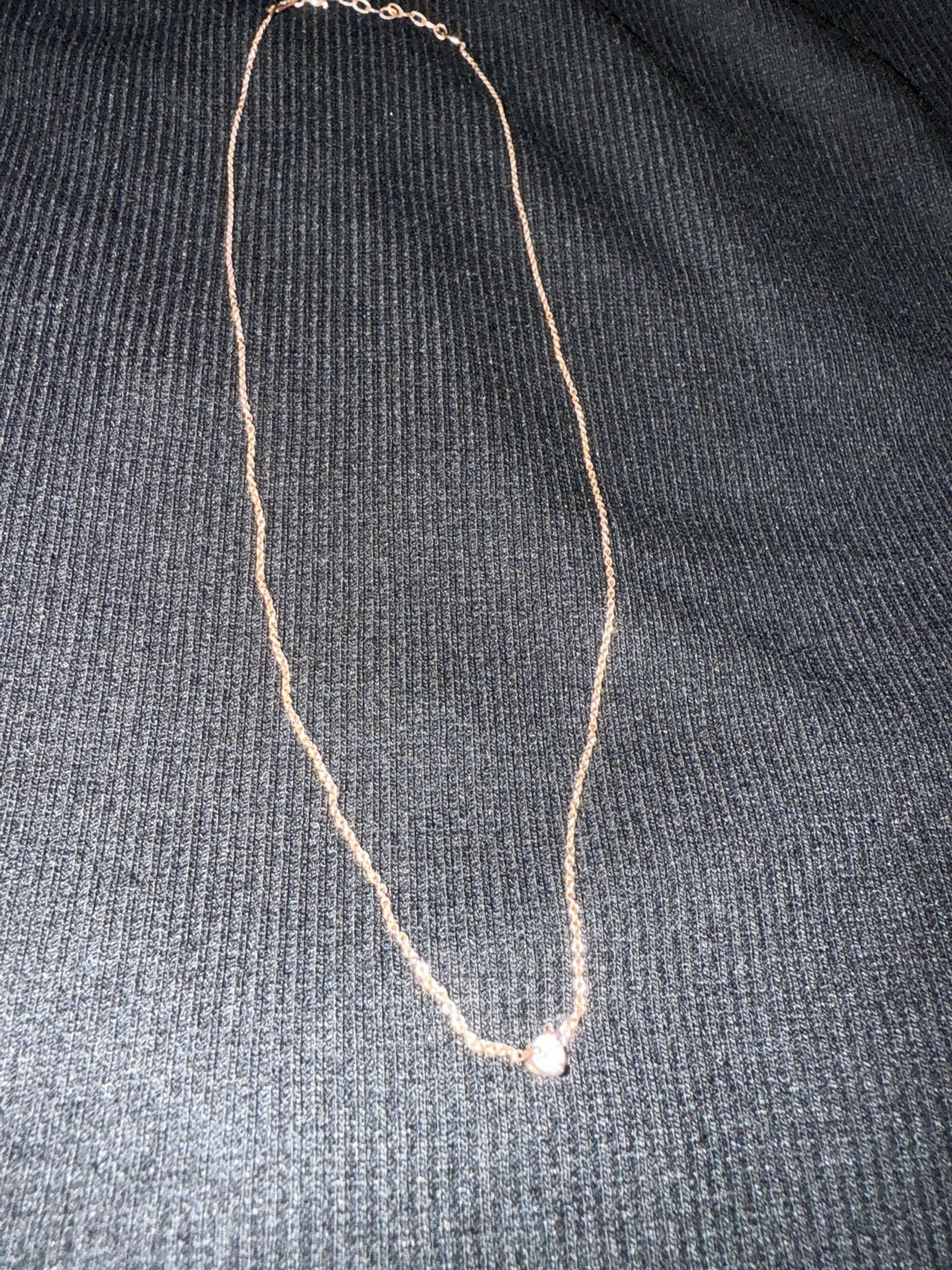 Dainty Necklace 14k