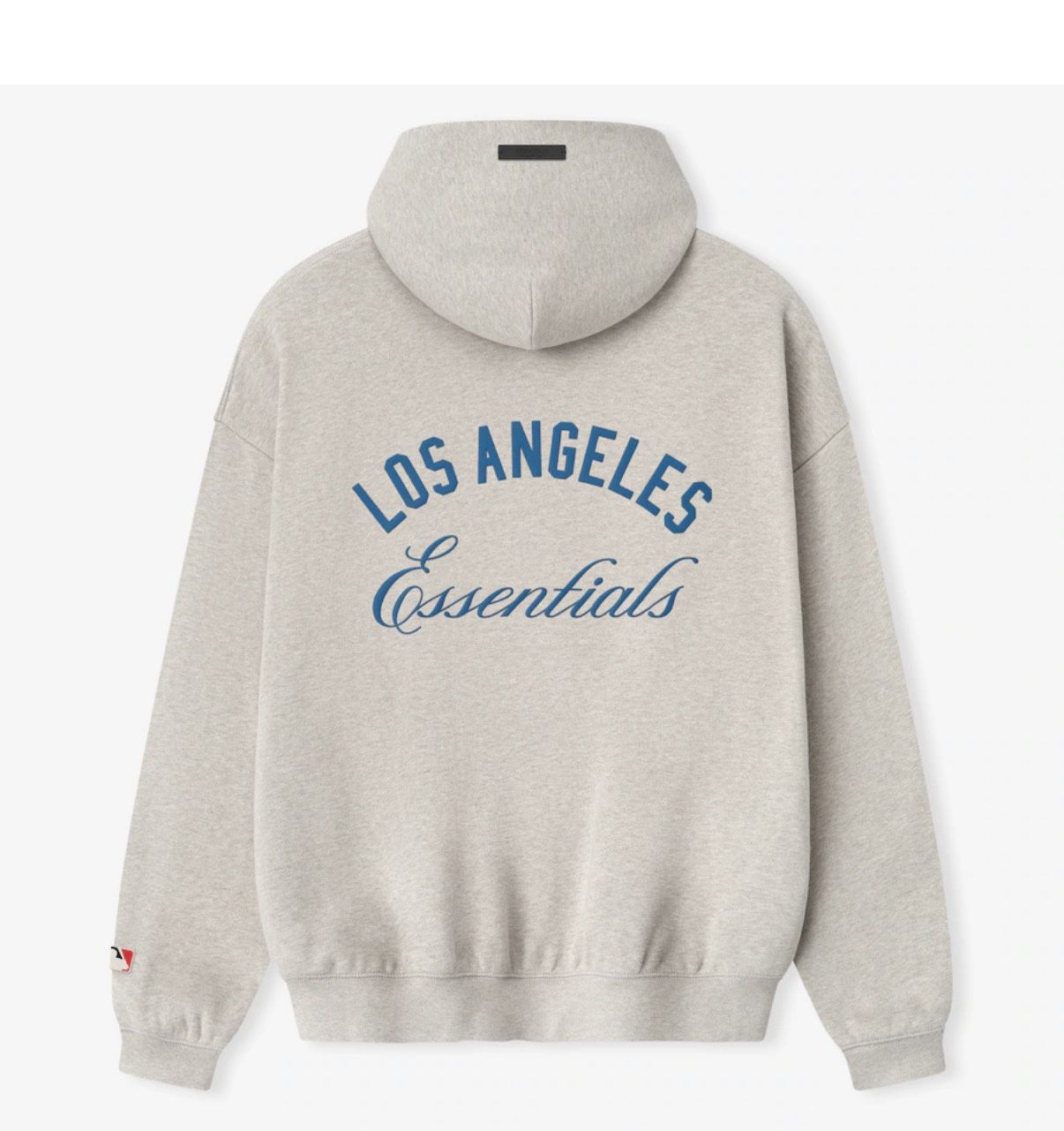 Los Angeles Dodgers Fear of God x MLB Unisex Sport Hoodie - Heather Gray Size Large