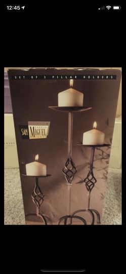 New candle holders (3 in set)