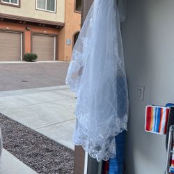 Wedding Decor White Wedding Vail