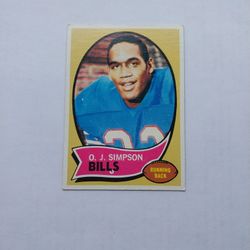 OJ SIMPSON ROOKIE CARD 