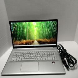 HP 17.3" Ryzen laptop w/ 512GB NVMe SSD, 16GB RAM, and charger for $329.99 obo!