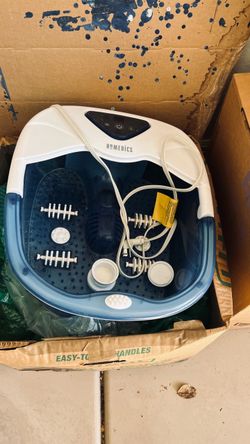 HoMedics Salt-N-Soak Pro Footbath w/ Heat Boost Digital Temperature Control