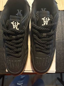 Watson Black Bones 13 men with gun bottoms sneakers #luxury #designer