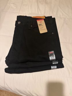 Levi's 501 Original Black Stretch Jeans