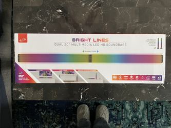 Bright lines, Color Changing Speakers/soundbar