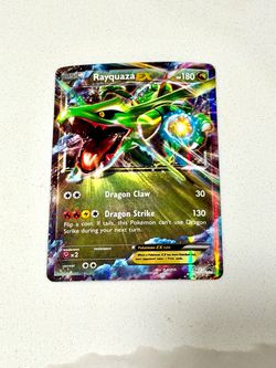 Rayquaza EX XY73 Black Star Promo Holo 2015 Pokemon Card Heavily Played