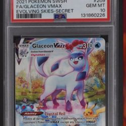 Glaceon Vmax PSA 10