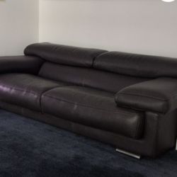 Roche Bobois Leather Sofa