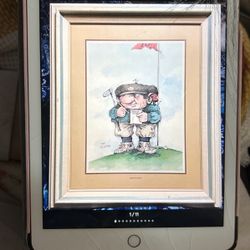 Framed Print/Lithographed Prints Of Gary Patterson Signed.