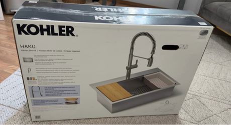 Kohler 33" Haku Undermount Kitchen Sink Kit