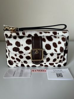 Coach Ashton Wristlet In Haircalf