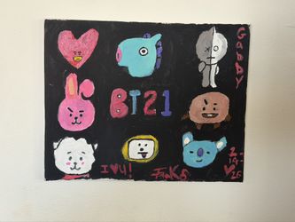 BTS BT21 Original Painting