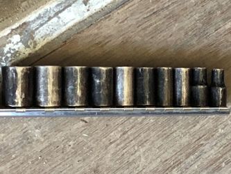 1/4 drive shallow 6 point metric sockets