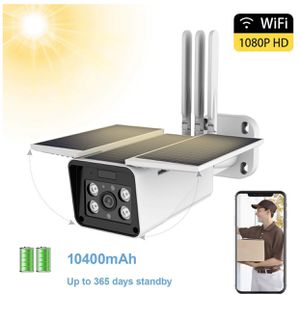 Photo New Solar Powered Outdoor Home Security Camera
