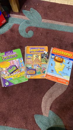 3 leapfrog booklets with cartridges, Leap 3, Grades 3-5