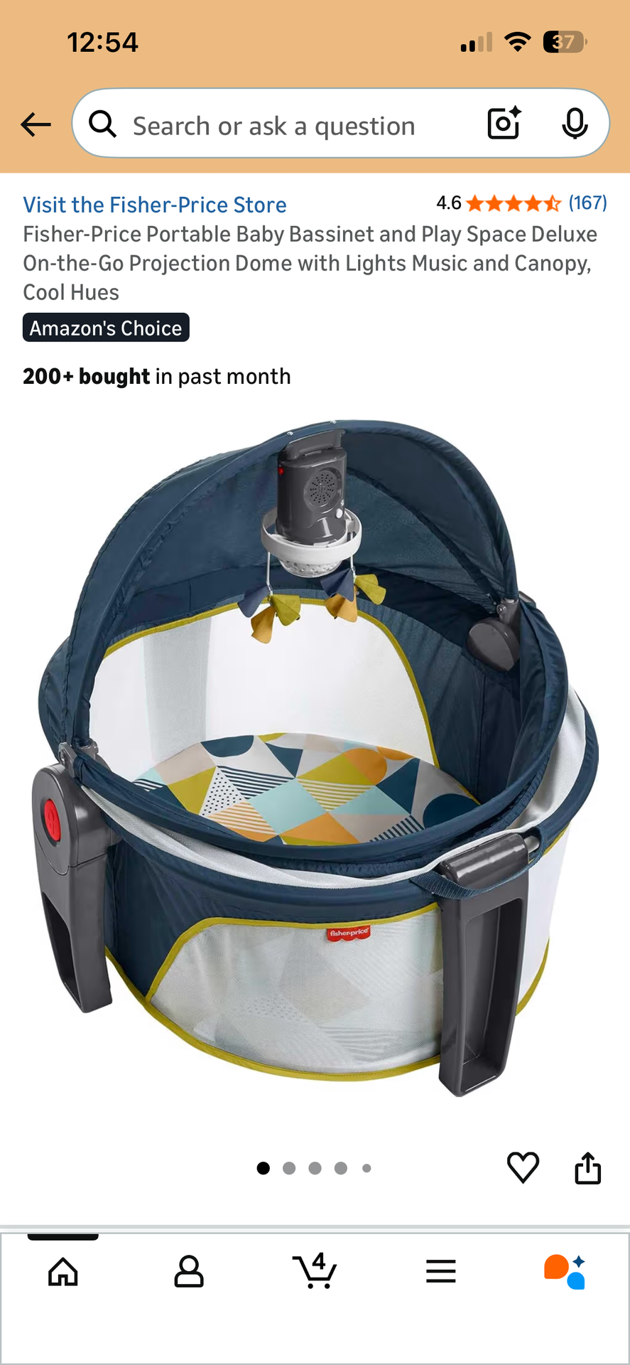 Fisher price portabl bassinet